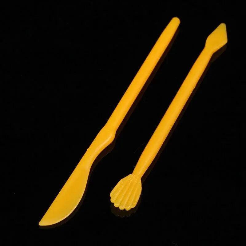 9 pcs Plastic Clay Sculpting Set - Pottery Tools