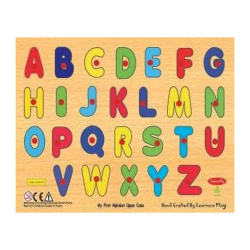 ABC Wood Learning Plates - Kids Learning Toys - Any Design