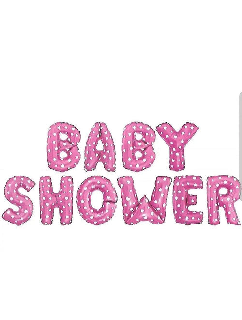 Baby Shower Foil Balloons Pink
