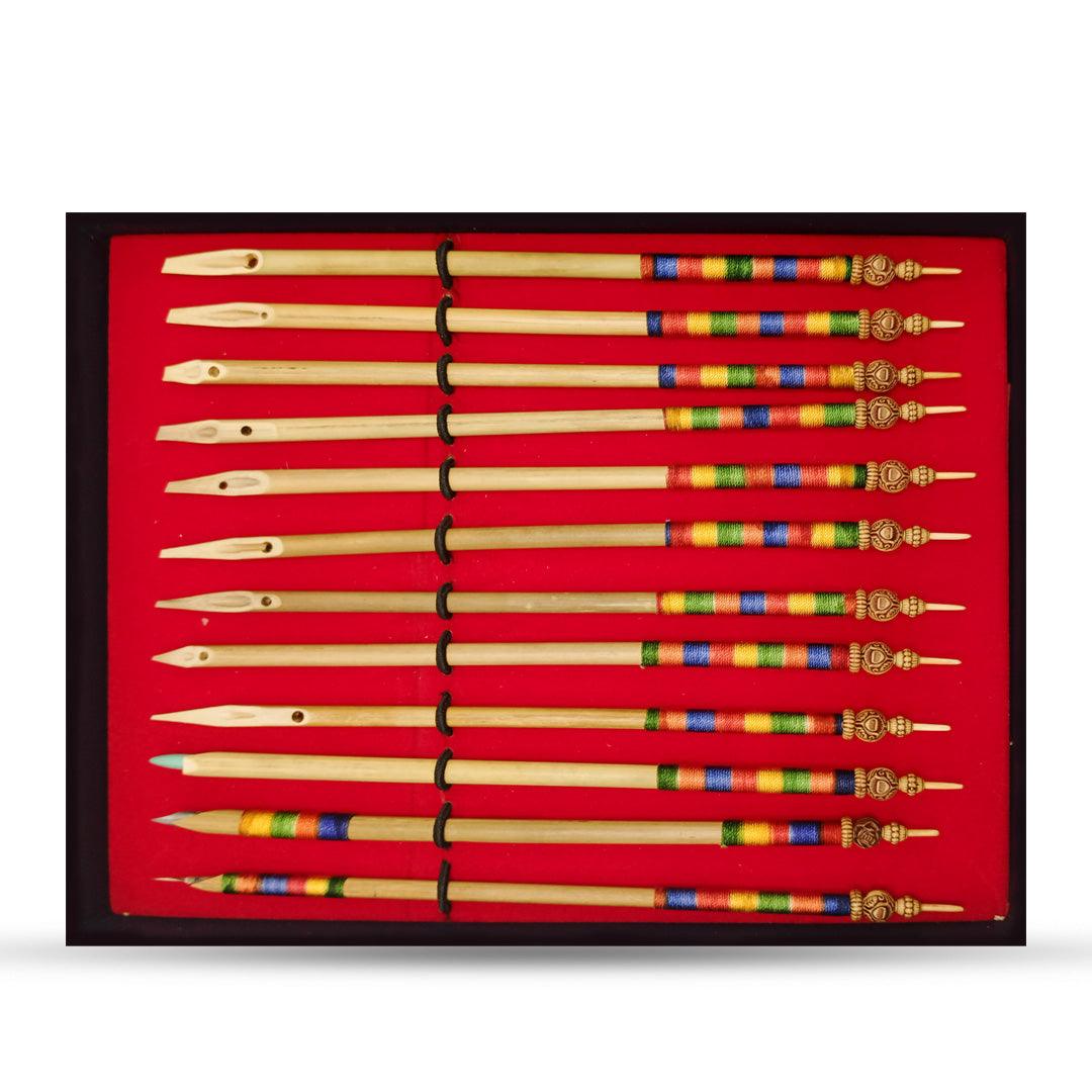 Calligraphy Bamboo Qalams 12 Pcs Set
