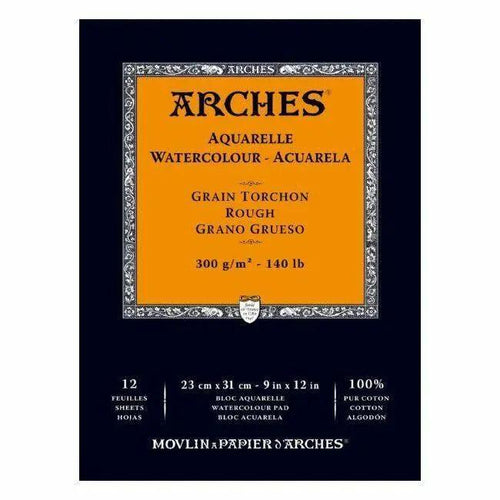 Canson Arches Spiral Pad Rough Grain 300gsm 12 Sheet
