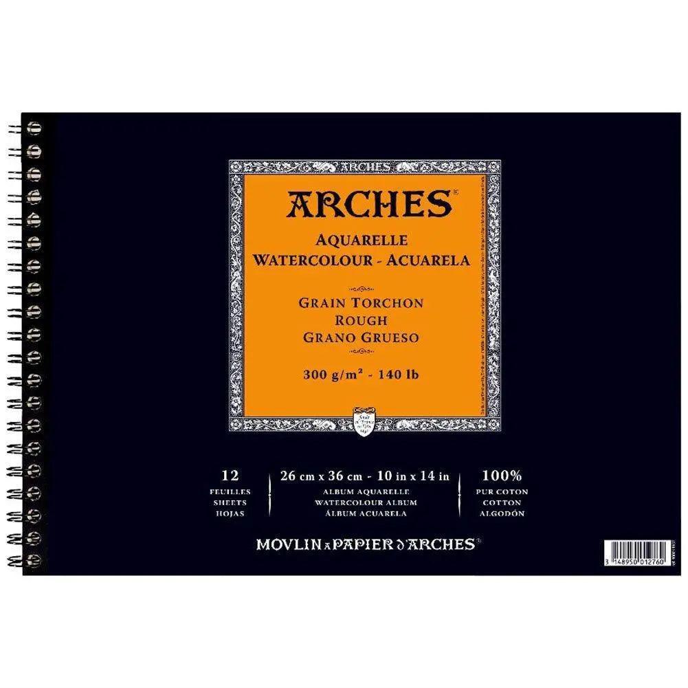 Canson Arches Spiral Pad Rough Grain 300gsm 12 Sheet