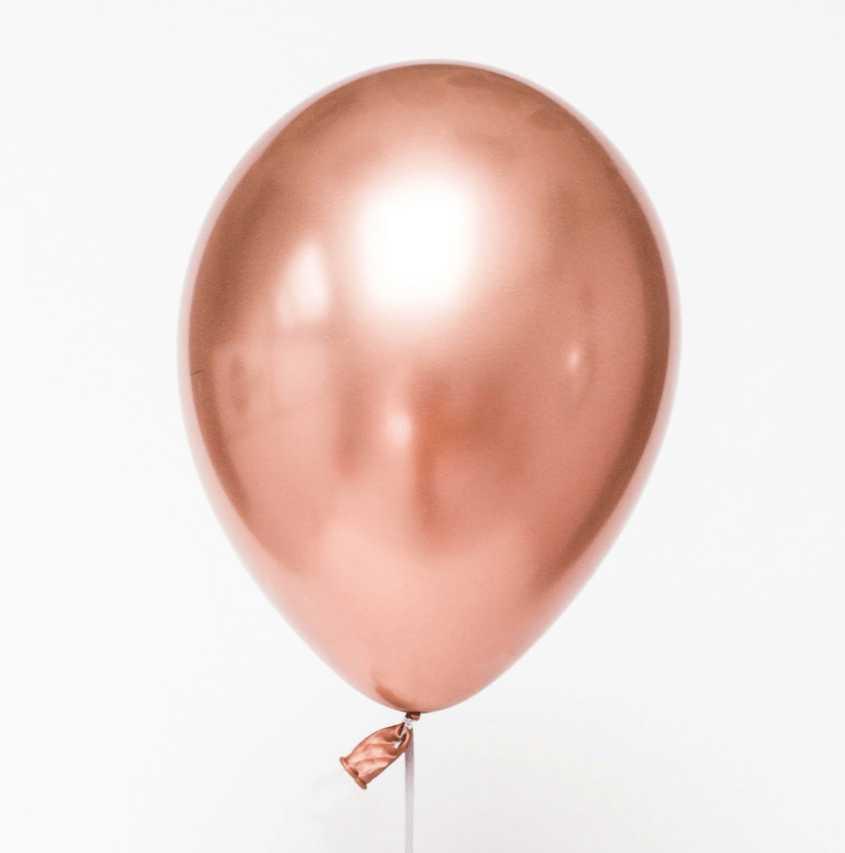 Chrome, Metallic, Shiny Latex Balloons 11″ Inch – Single color 10 Pcs