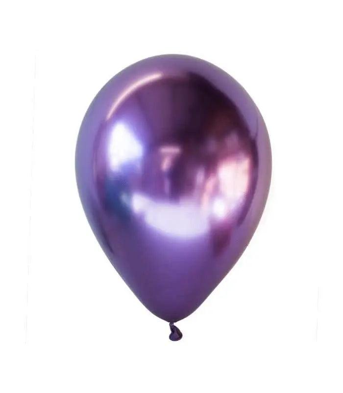 Chrome, Metallic, Shiny Latex Balloons 11″ Inch – Single color 10 Pcs