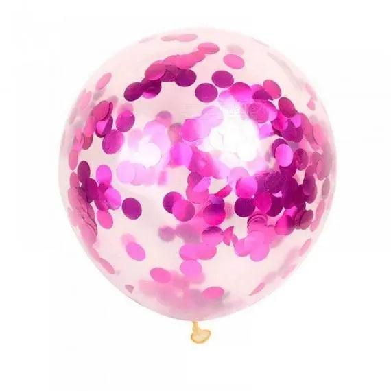 Confetti Balloons 12″ Inch- Single color 5 pcs