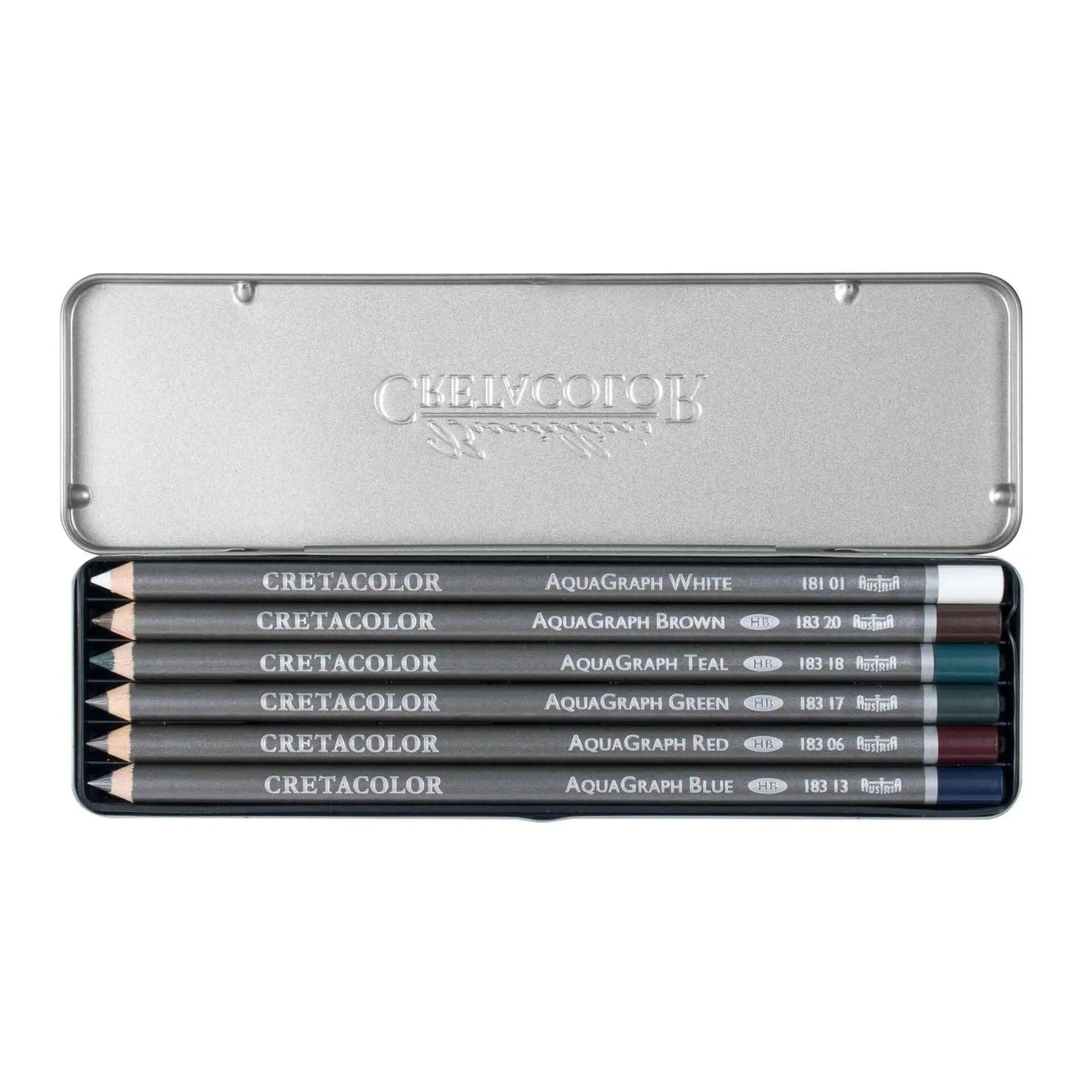 Cretacolor Watercolor Graphite Pencils Set Of 6 Pcs