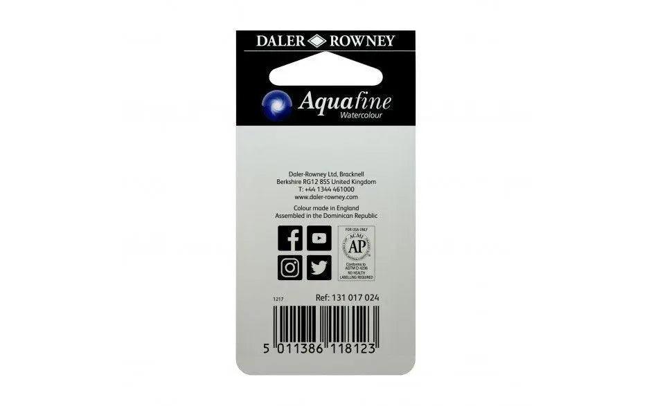 Daler Rowney Aquafine Watercolour Half Pan Pack Of 2 – Gold/Silver