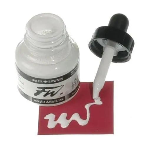 Daler Rowney FW Acrylic Artist Ink – White 30ML