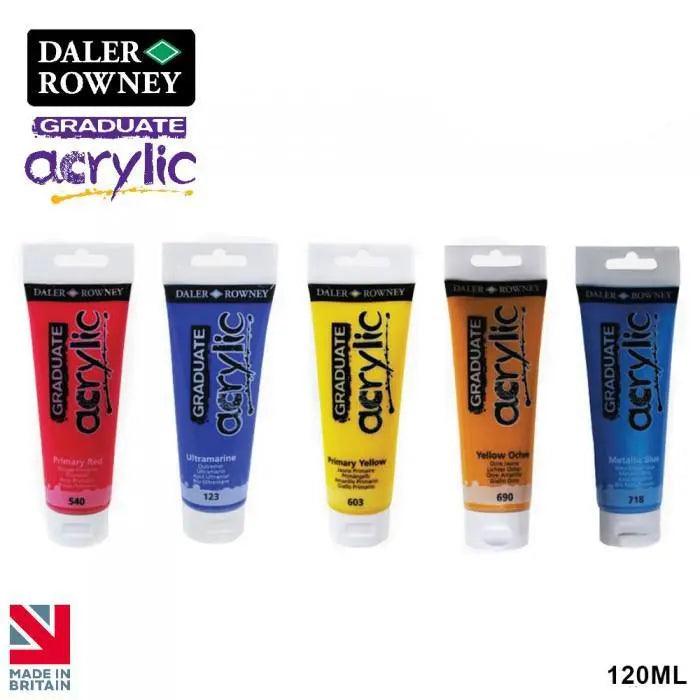 Daler Rowney Graduate Acrylic Paint Color Tube 120ML