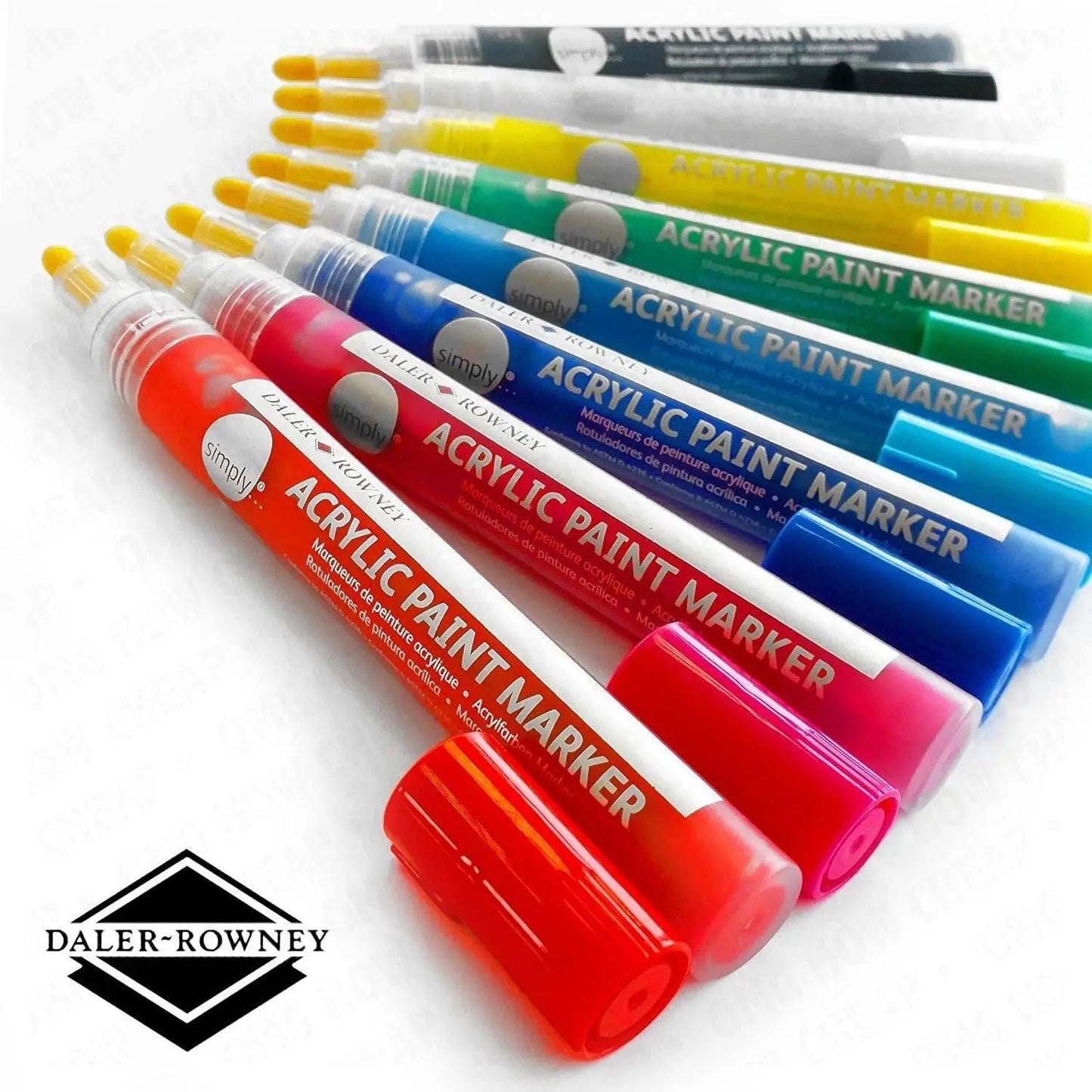 Daler Rowney Simply Acrylic Paint Markers Set (8pcs)
