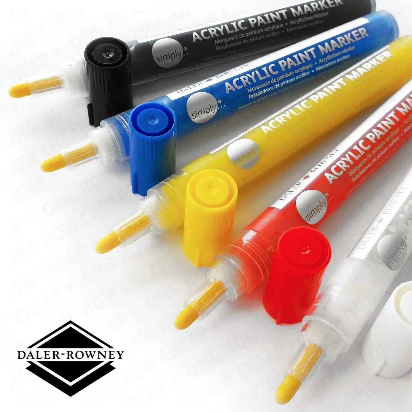 Daler Rowney Simply Acrylic Paint Markers Set (8pcs)