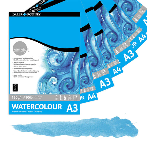 Daler Rowney Simply Watercolor Pad 190Gsm