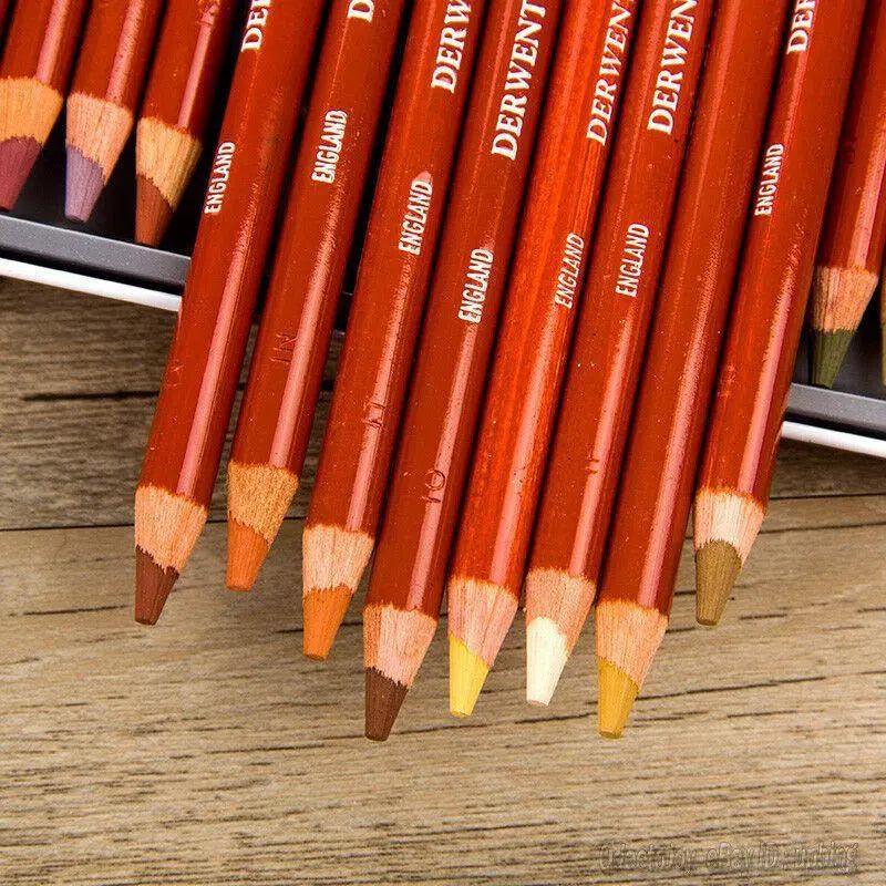 Derwent Drawing Pencil 12-24-Color Tin Set