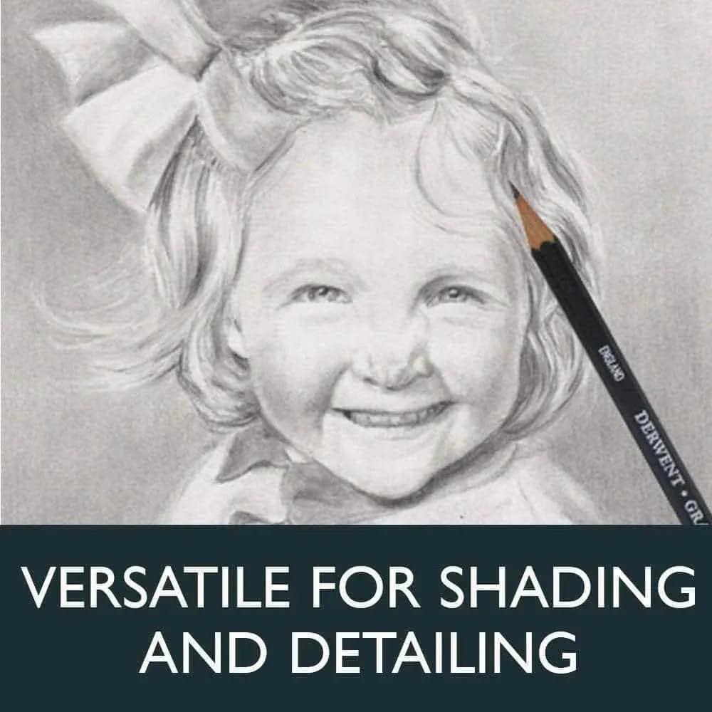 Derwent Graphic Drawing Pencils Soft Metal Tin 24 Count (34202)