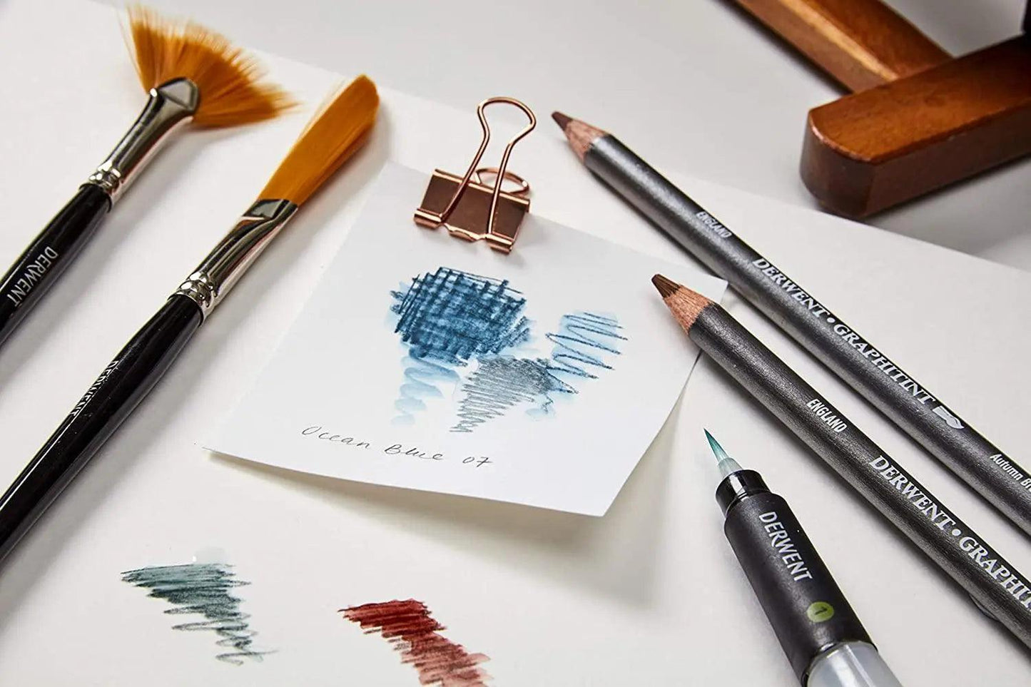Derwent Graphitint Colored Soluble Graphite Pencils Tin Pack Of 24