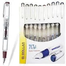 Dollar Fountain Pen 717i Transparent (pack of 10)
