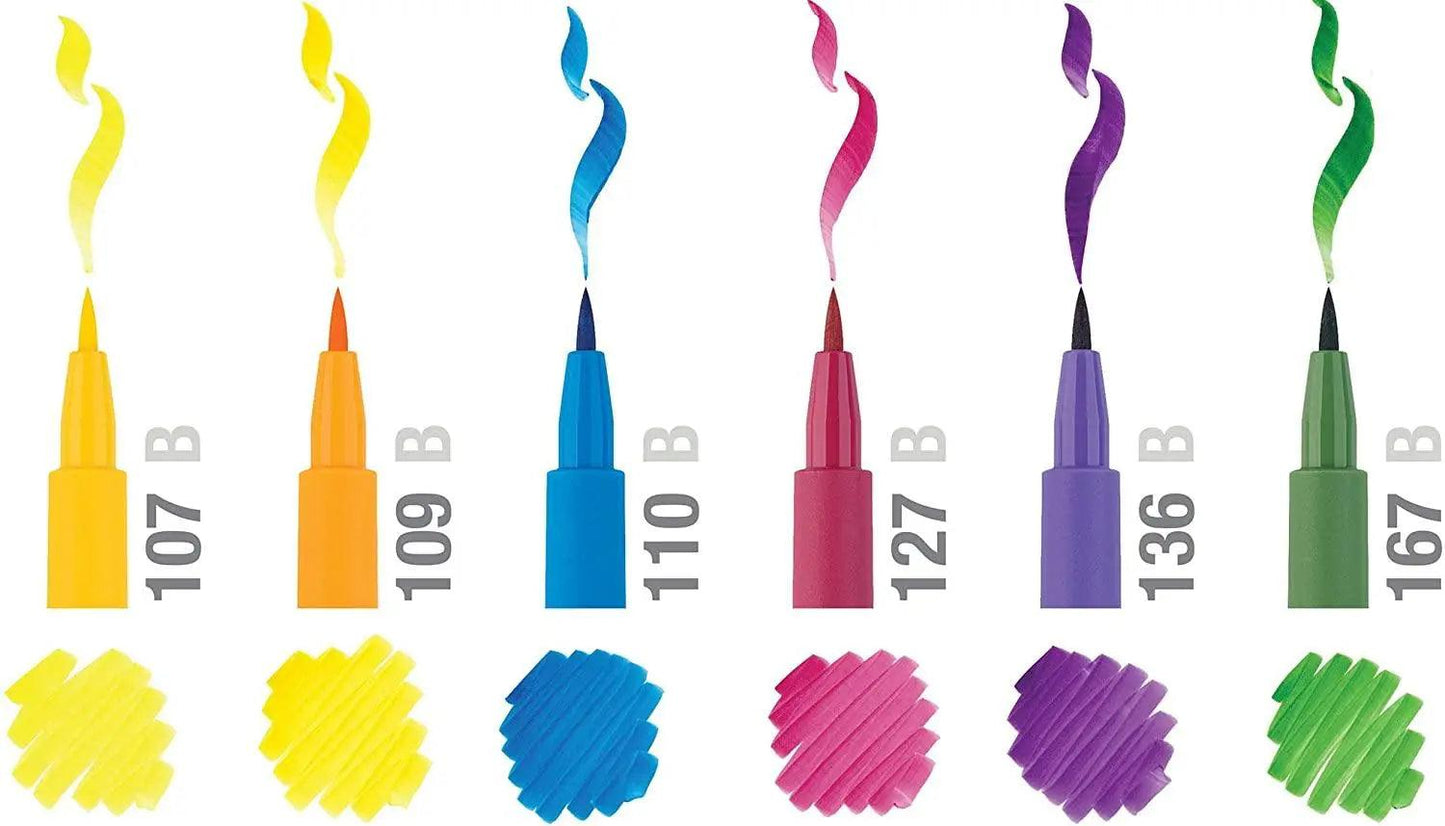 Faber-Castel PITT Artist Brush Pens Pack Of 6