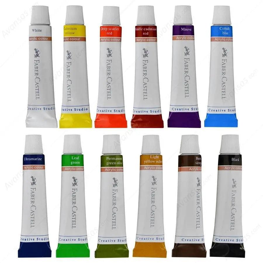 Faber castell Acrylic Colour set 12x12ml