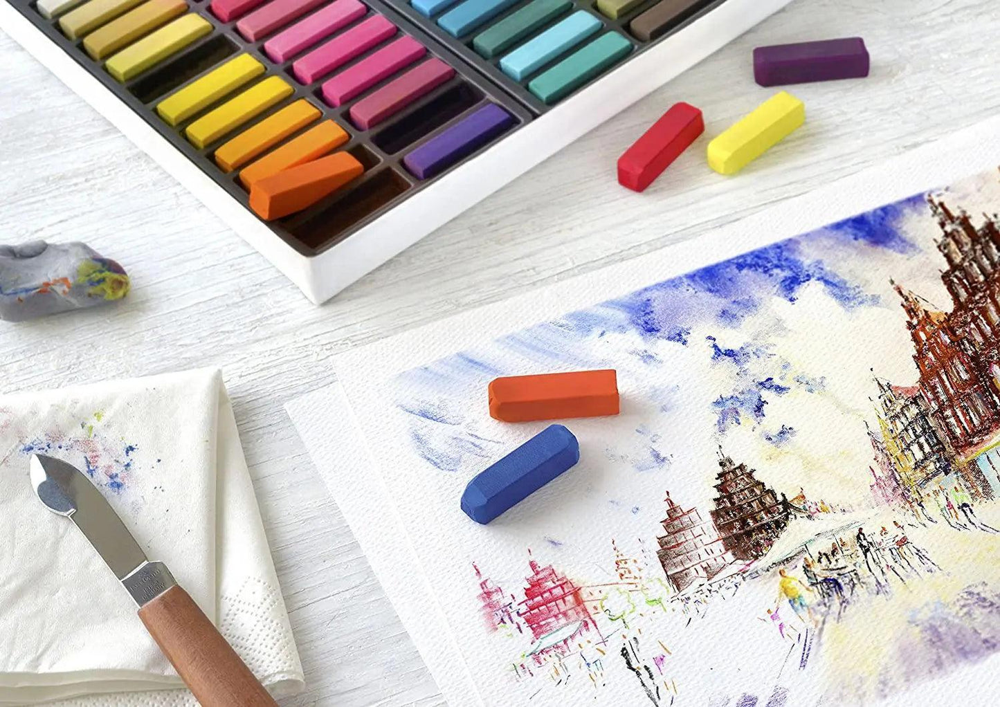Faber Castell Soft Pastel Sticks Box of 72