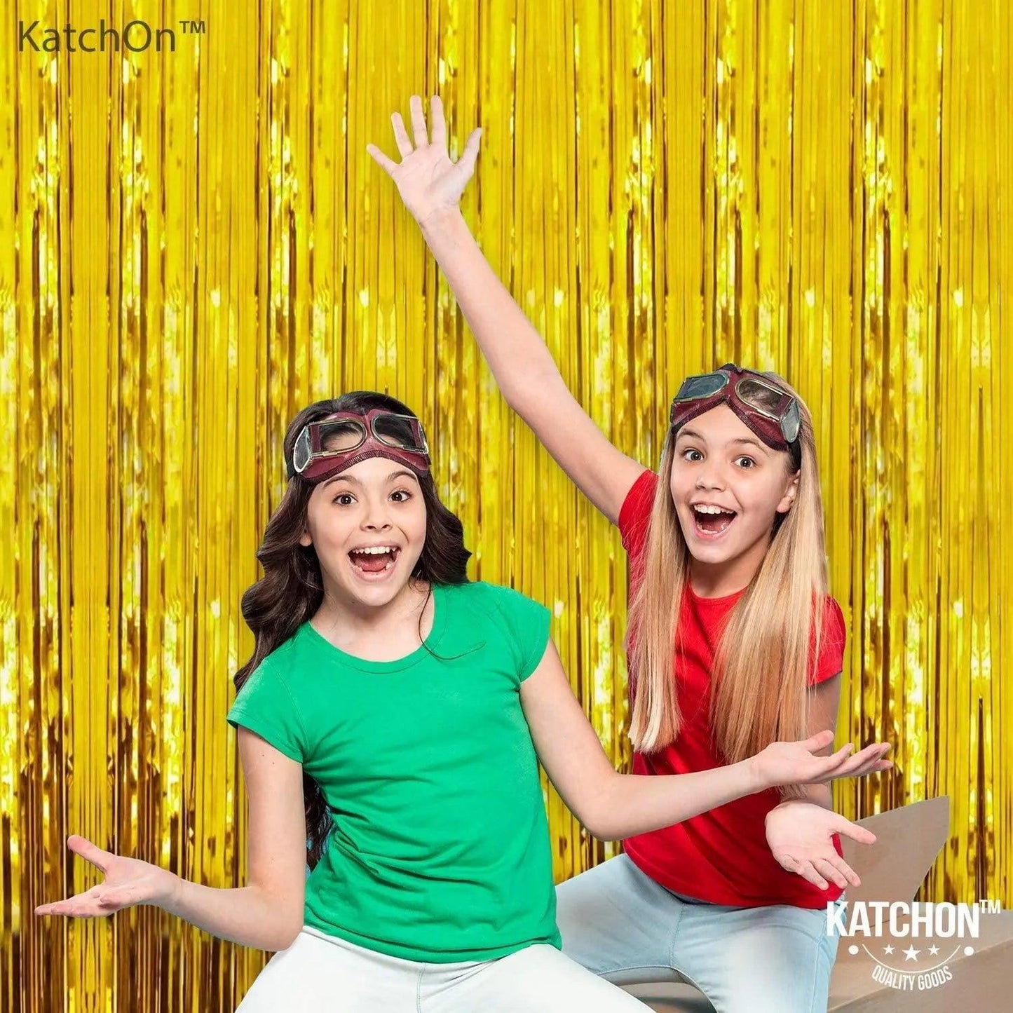 Foil Fringe Curtain - 3.2 x 6 Feet