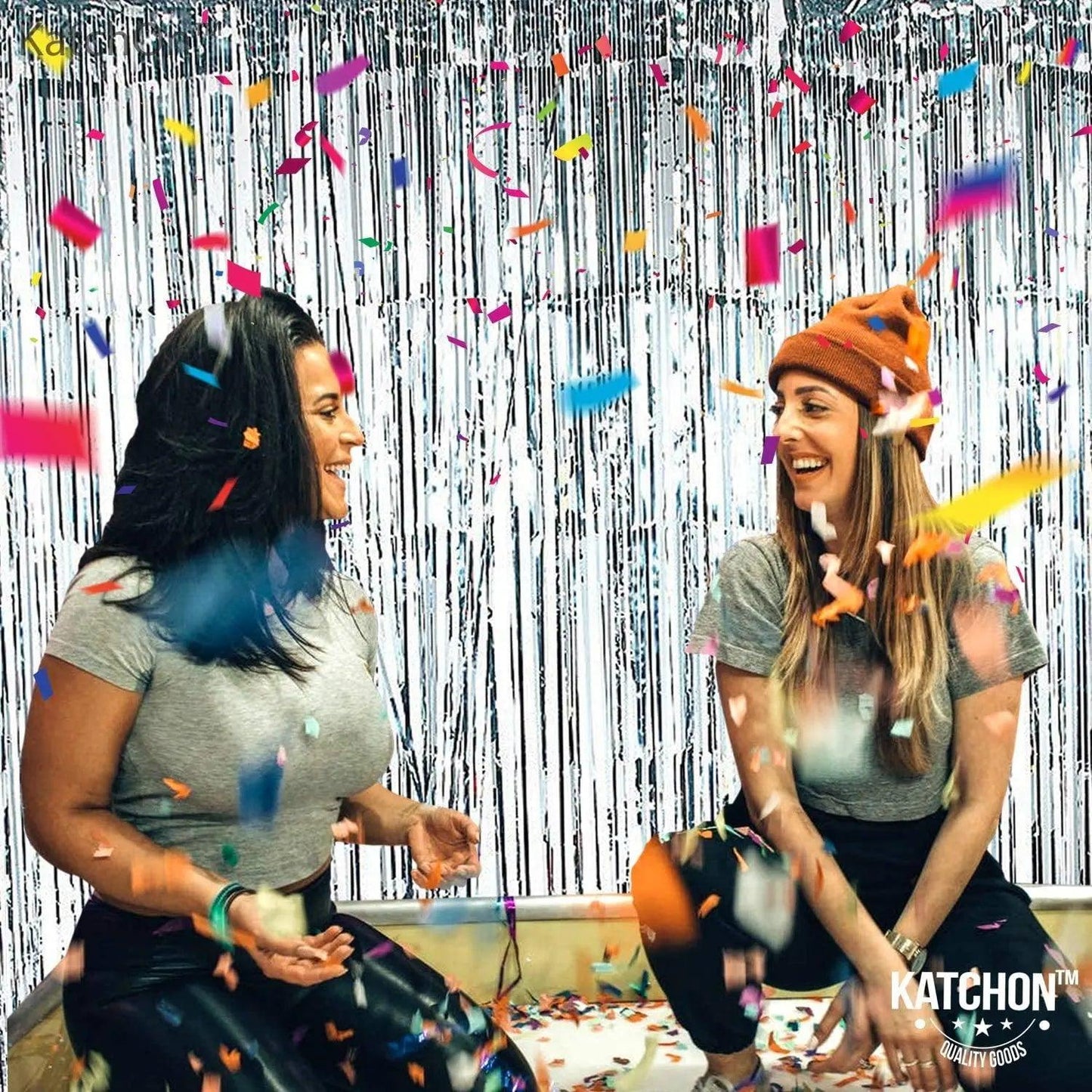 Foil Fringe Curtain - 3.2 x 6 Feet
