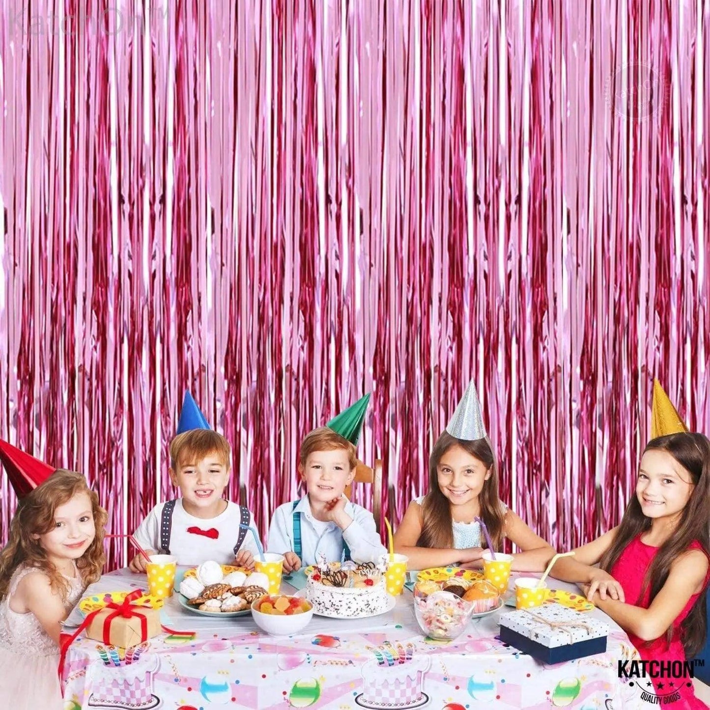 Foil Fringe Curtain - 3.2 x 6 Feet
