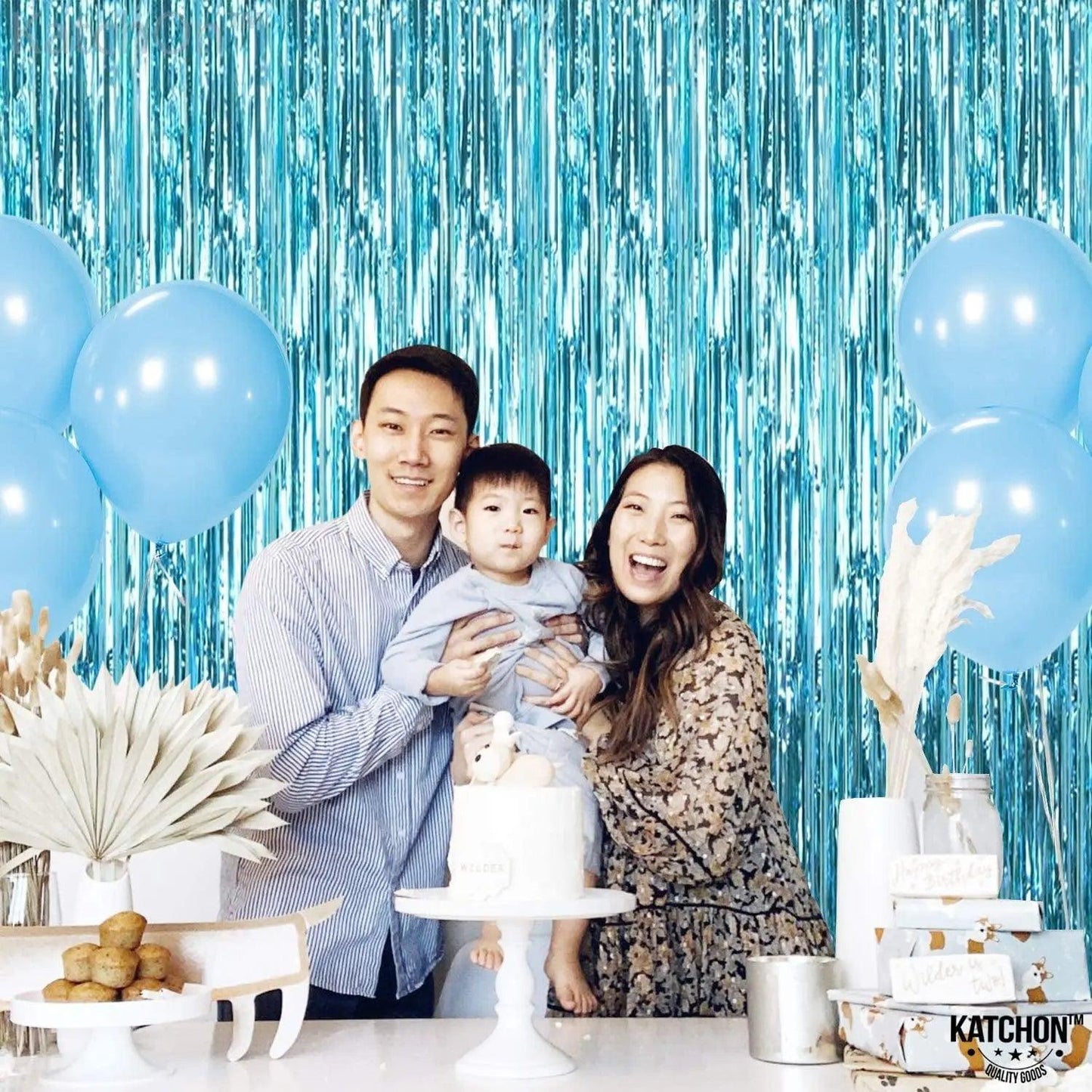 Foil Fringe Curtain - 3.2 x 6 Feet
