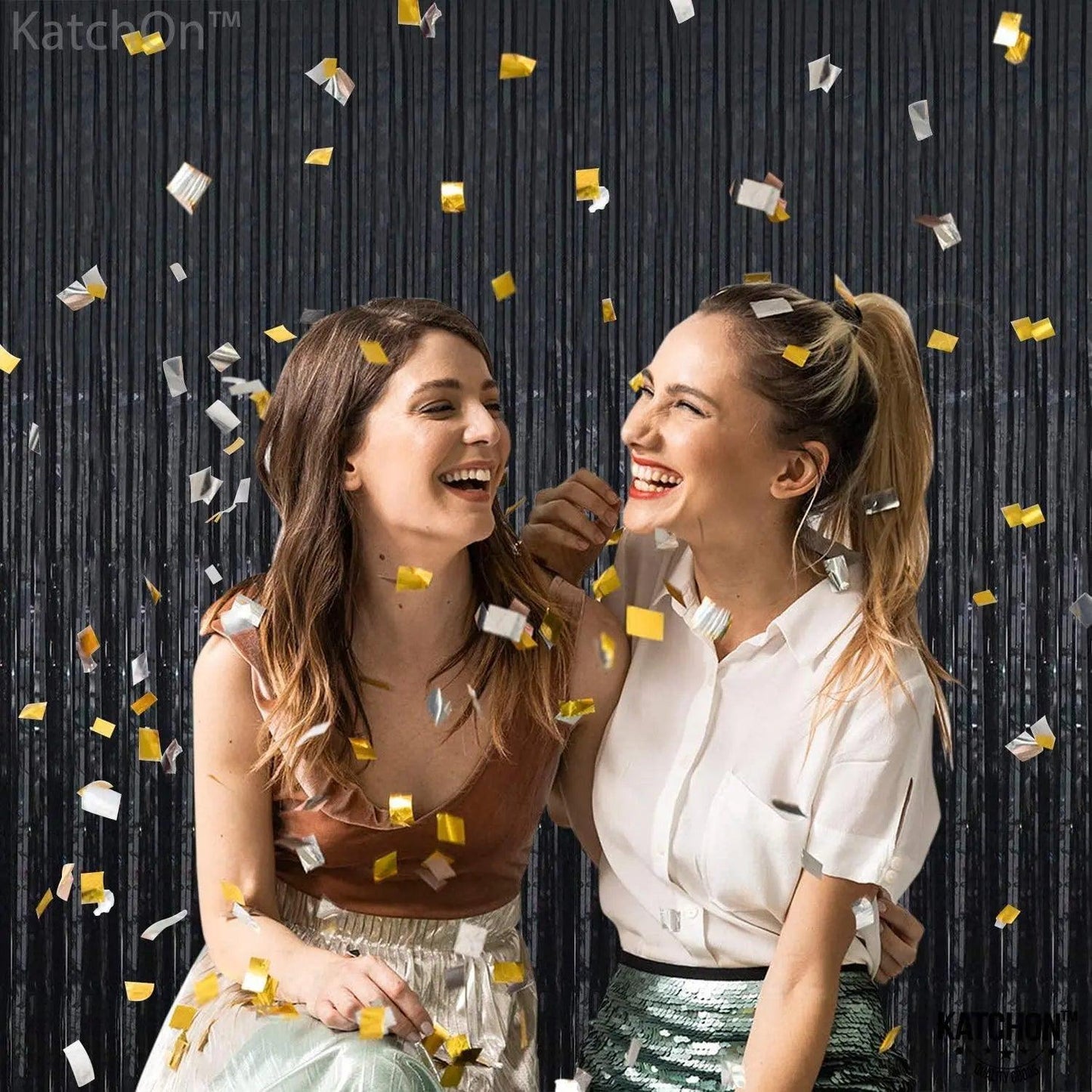Foil Fringe Curtain - 3.2 x 6 Feet