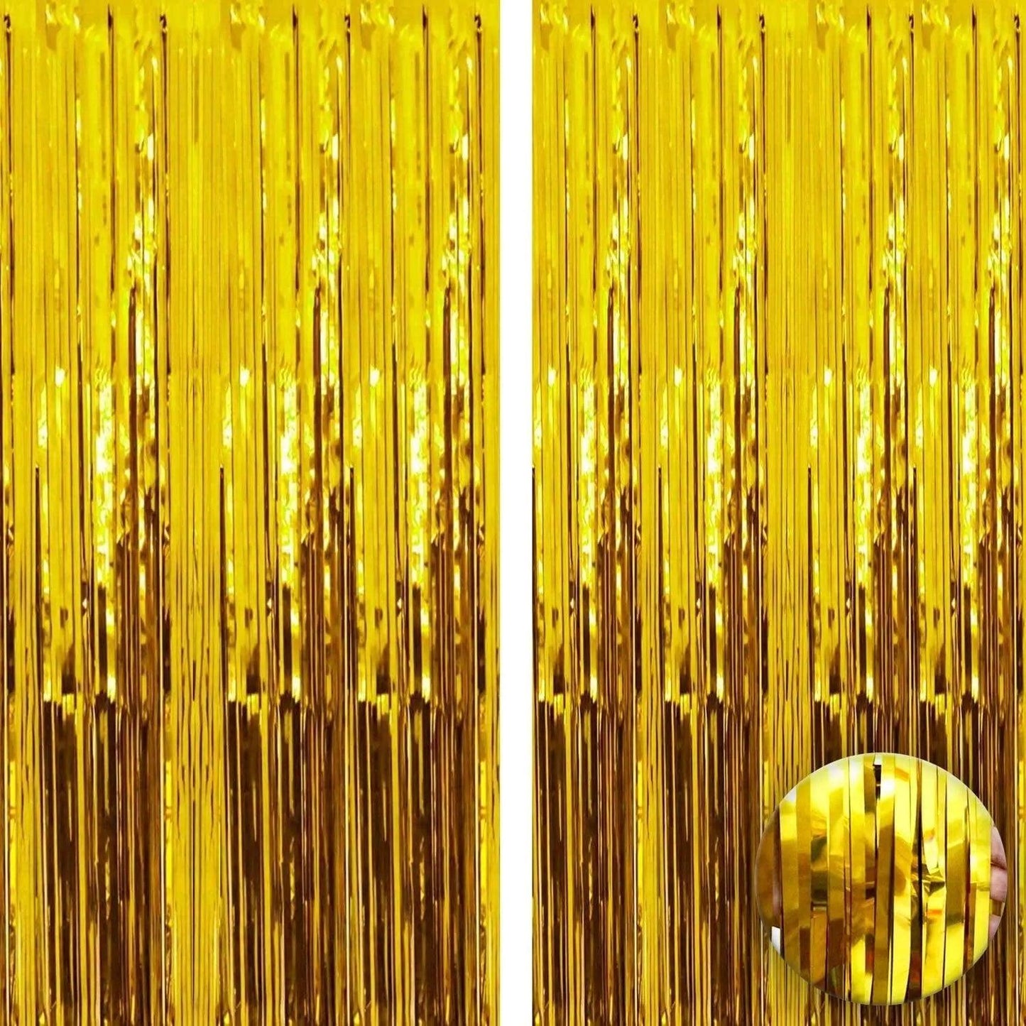 Foil Fringe Curtain - 3.2 x 6 Feet
