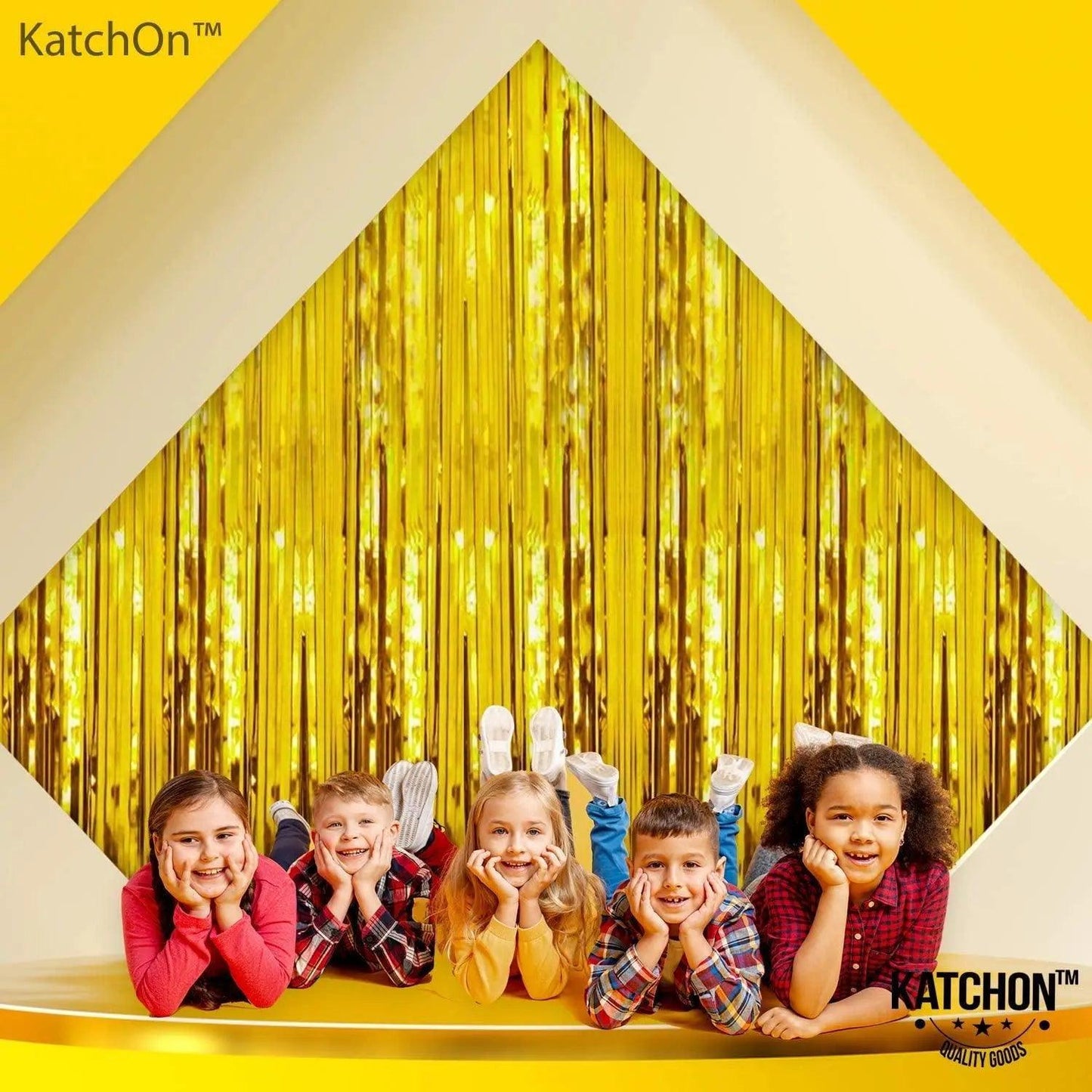 Foil Fringe Curtain - 3.2 x 6 Feet
