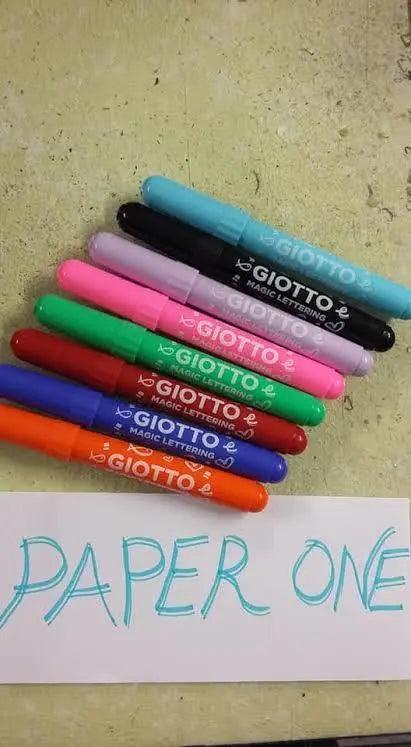 Giotto Turbo Magic Lettering Marker 8 pcs set