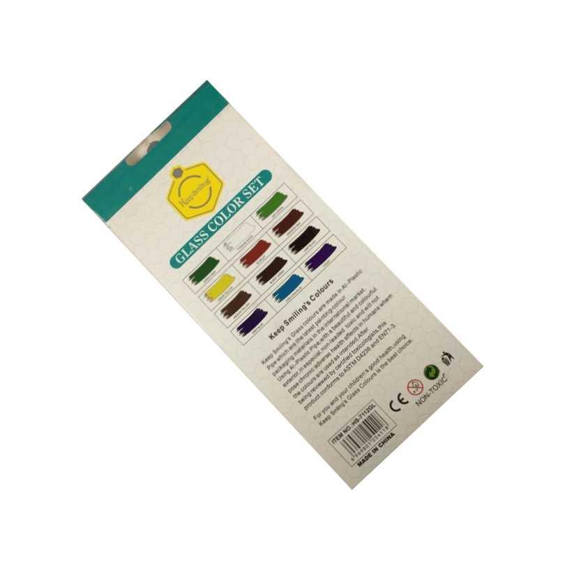 Keep Smiling glass Colors Starter Set 12 Pieces Tubs (7112GL)