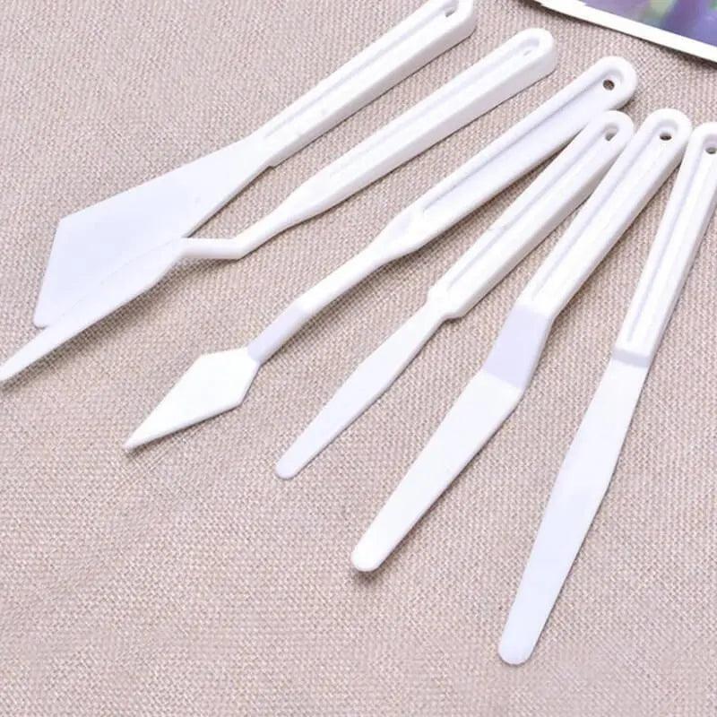 Keep Smiling Plastic Palette Knife set (5Pcs)
