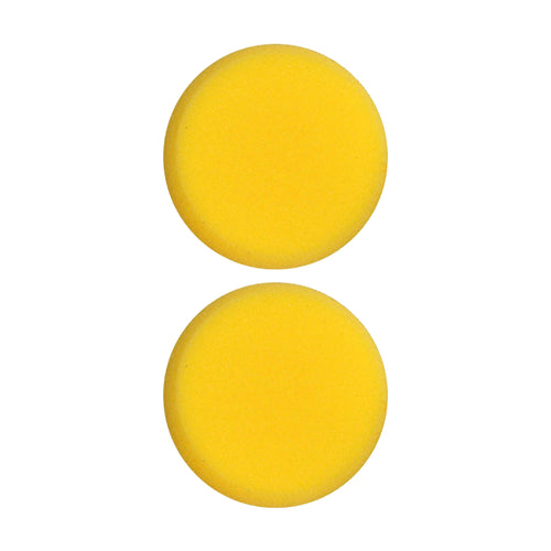 Keep Smiling Round Yellow Sponge Pack Of 2