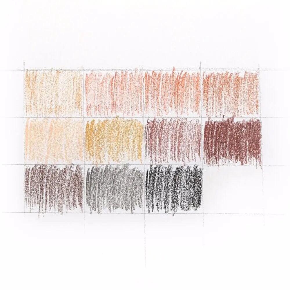 Keep Smiling Skin Tints Pastel Pencils color (12Pcs)