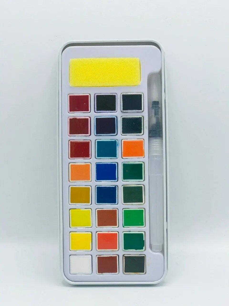 Keep Smiling Solid Transparent Watercolor Set in Box