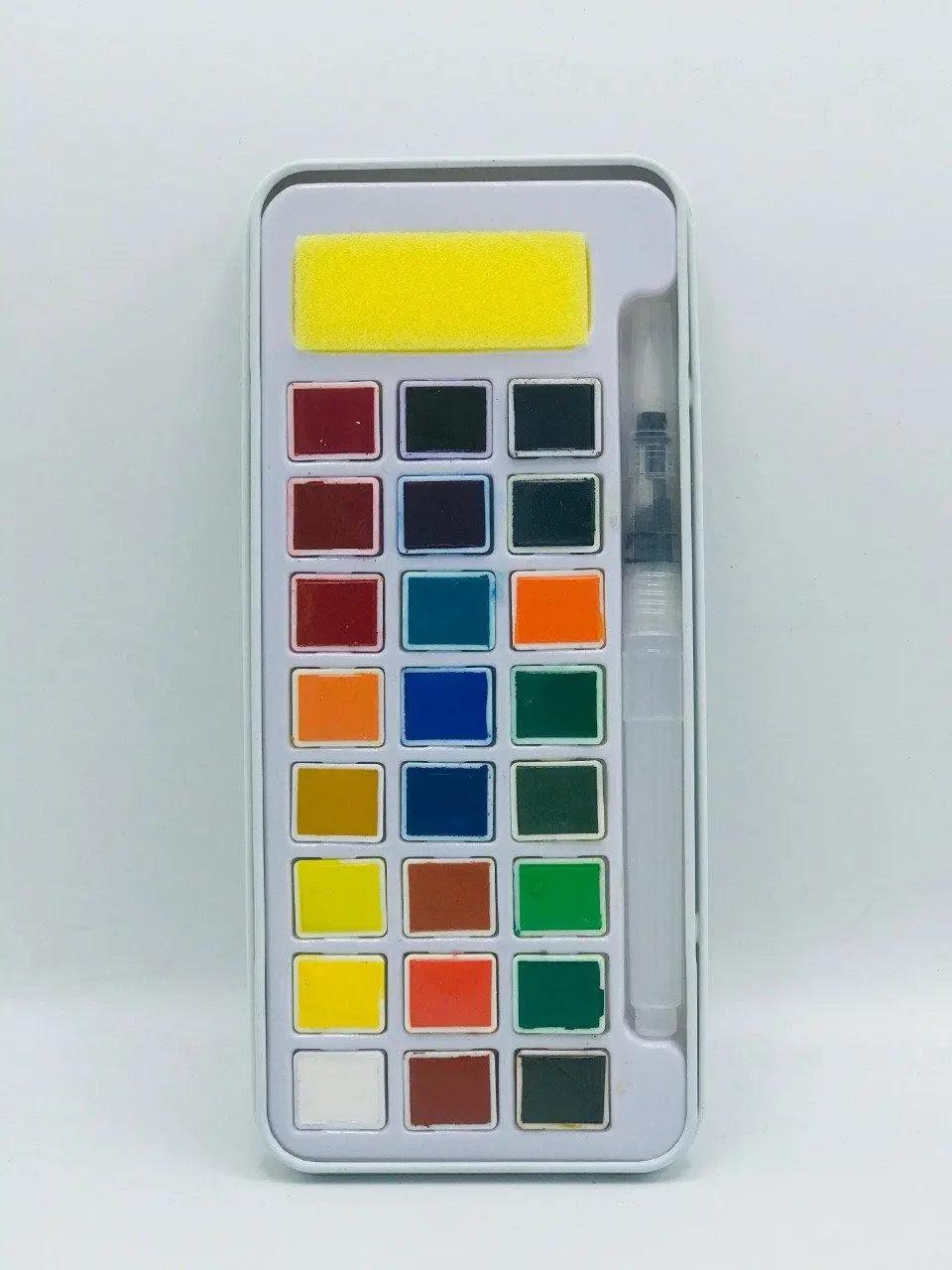 Keep Smiling Solid Transparent Watercolor Set in Box