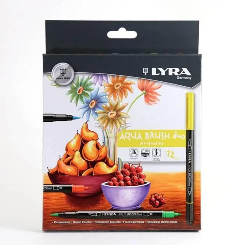 LYRA Aqua Duo Brush Painters Set of 12 Pens