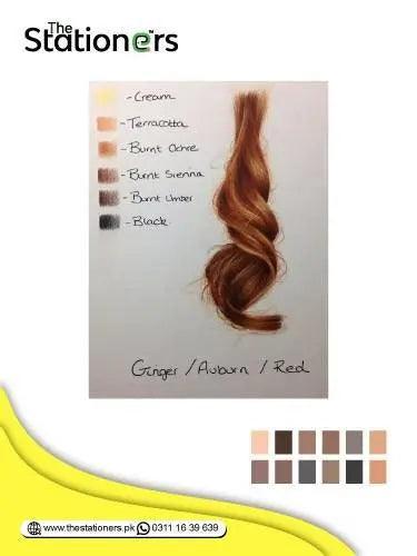 LYRA Giant Skin Color Pencils Set of 12pcs with Thick Lead.
