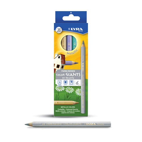 Lyra Metallic Color Pencils 6 Pcs