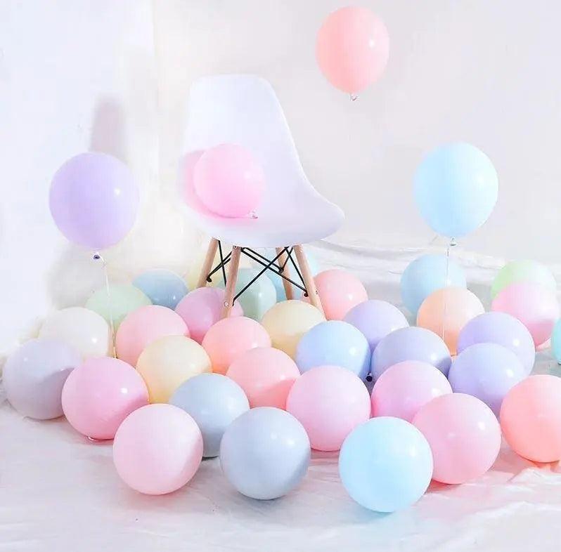Macaron Pastel Colors Latex Balloons 12″ Inch – Single color 10 Pcs