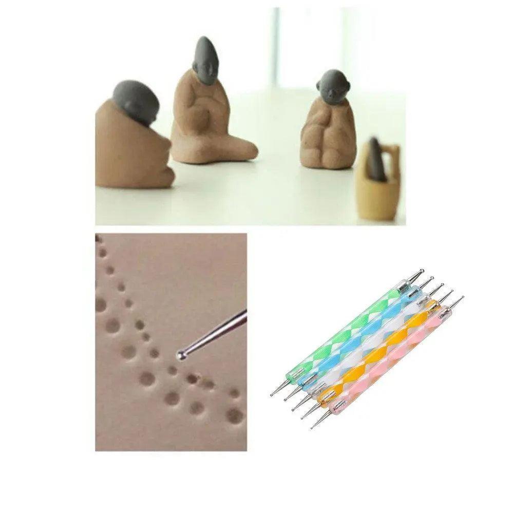 Modeling Dotting Tool - Pack of 5 Pieces Multicolor