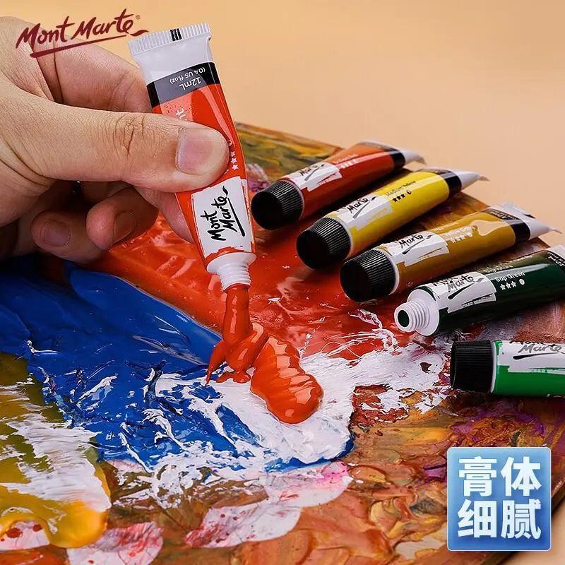 Mont Marte Acrylic Paint Set Of 12 12ML