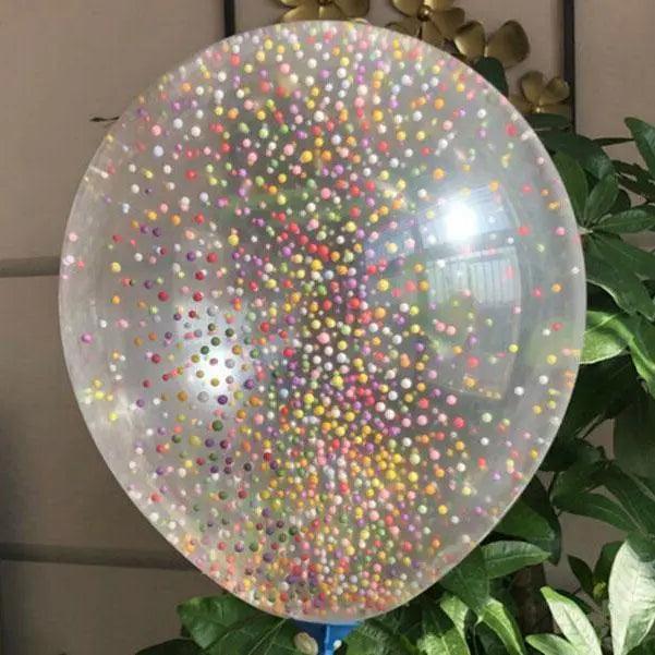 Multi Color Thermocol Balls Confetti Balloons 12″ Inch – 5 pcs