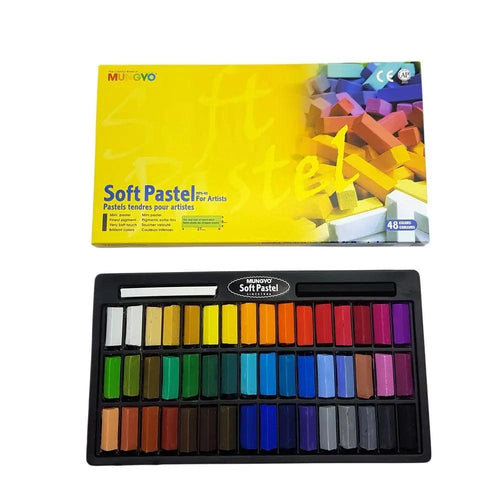 MUNGYO Soft Pastels for Artist 48 Pieces Color Set MP - 48 - Multi Colors