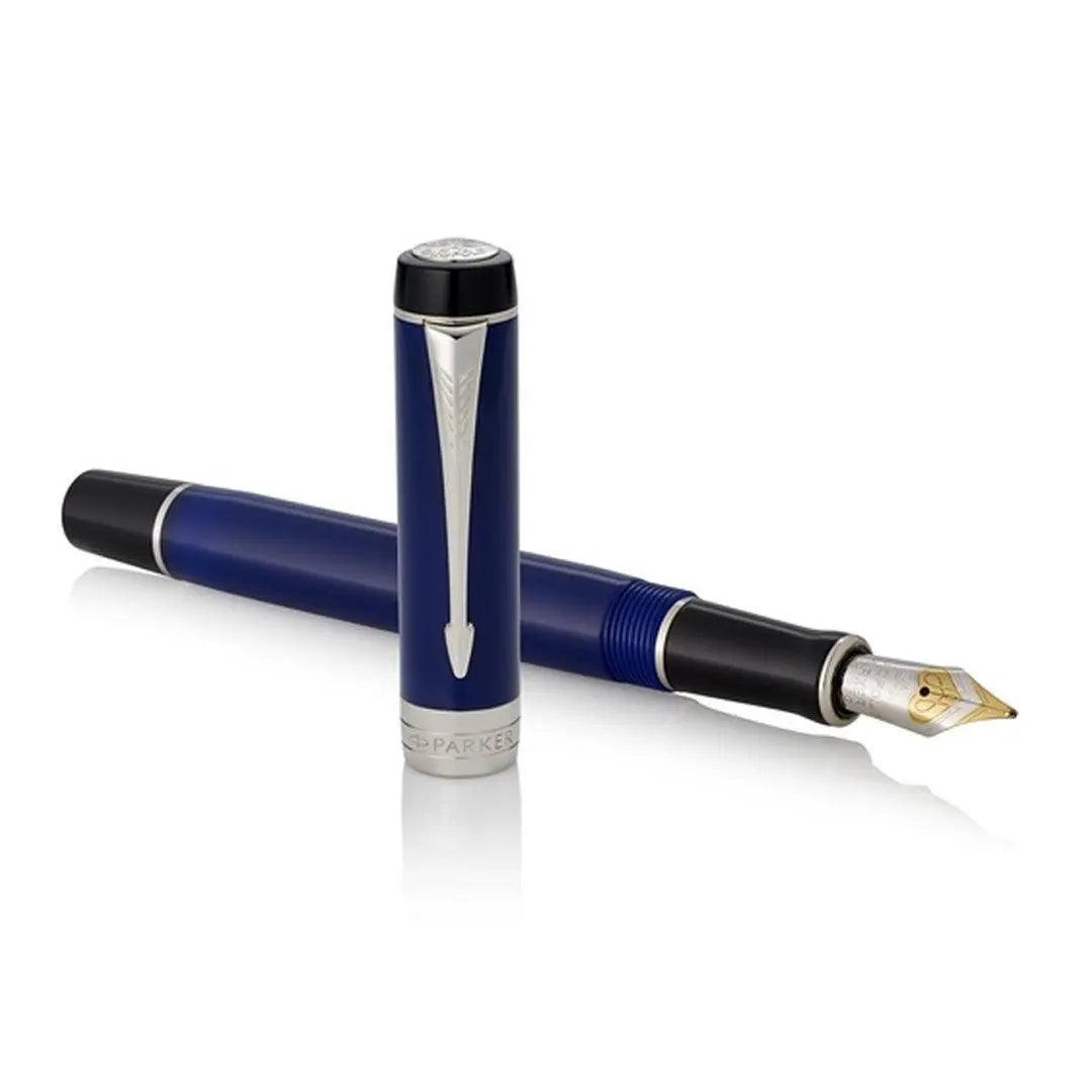 Parker Duofold Classic Core Lapis Blue CT International Fountain Pen