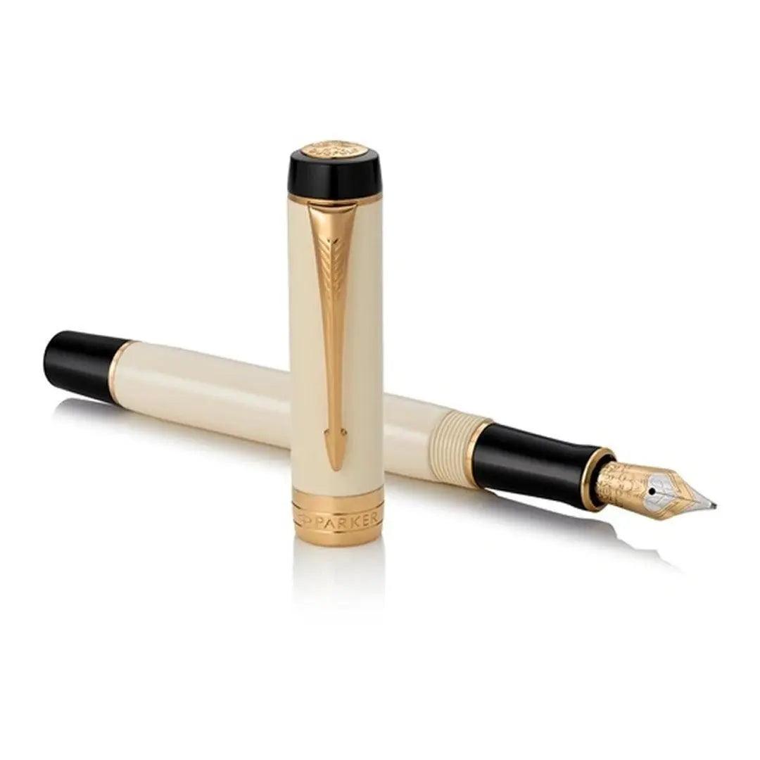 Parker Duofold Classic Ivory + Black International GT Pen