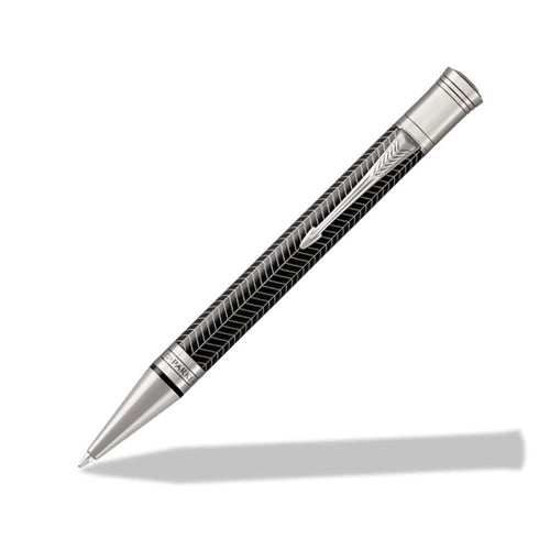 Parker Duofold Prestige Black Chevron CT Ball Pen