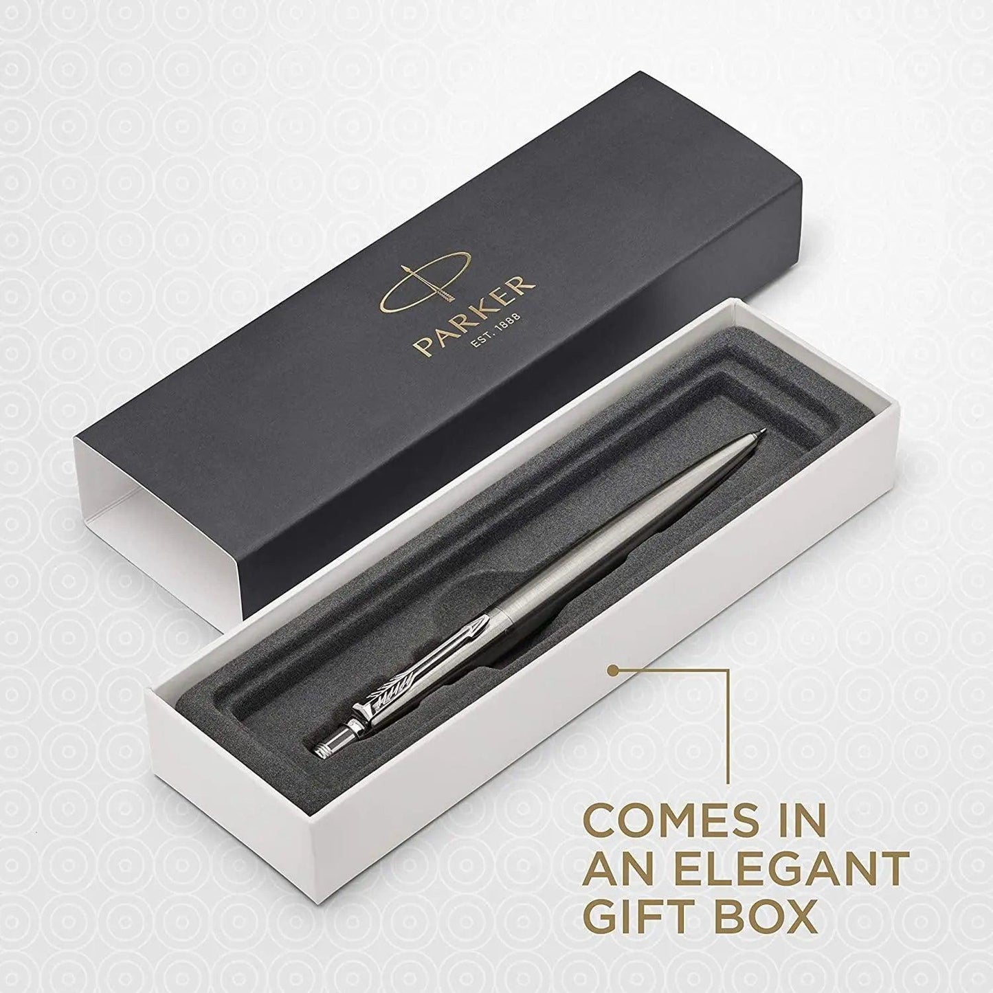 Parker Mechanical Pencil , Jotter, Stainless Steel with Chrome Trim, Medium Point (0.5mm)