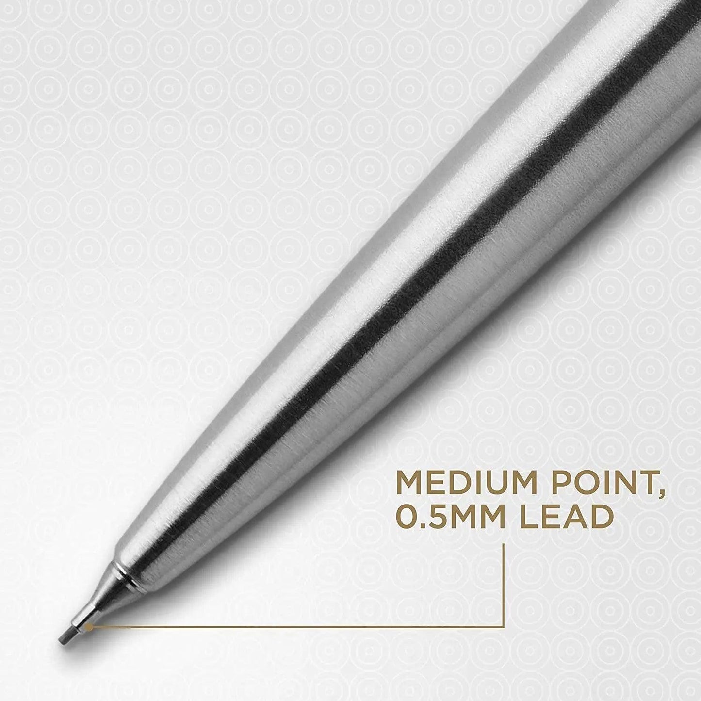 Parker Mechanical Pencil , Jotter, Stainless Steel with Chrome Trim, Medium Point (0.5mm)